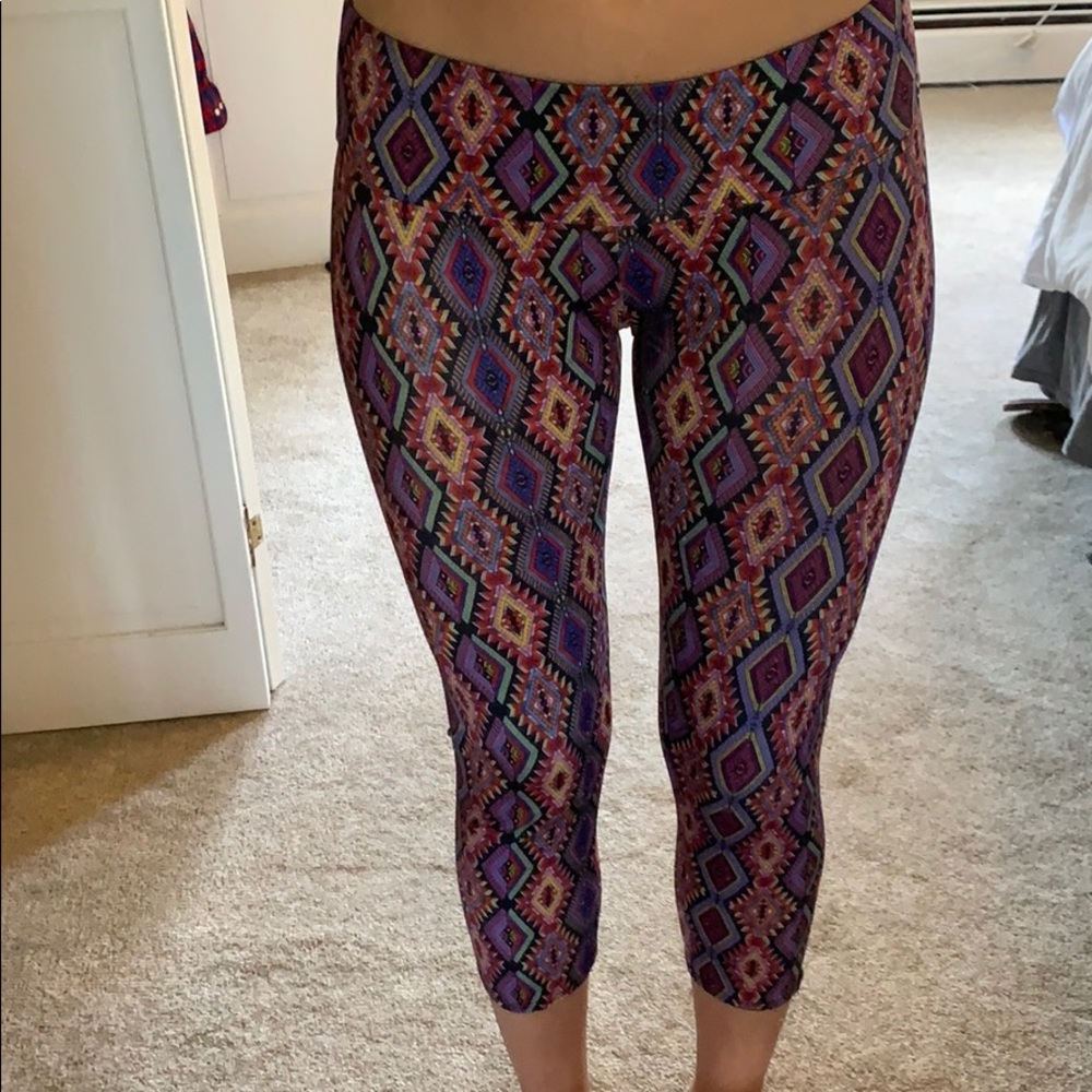 Tribal Workout Crop leggings